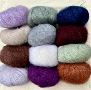 Strickset Rainbow Mohair Cardigan