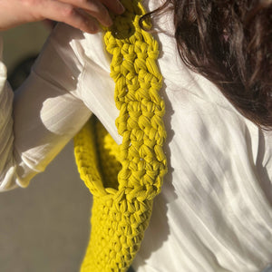 Häkelanleitung Jersey Häkeltasche Lemon